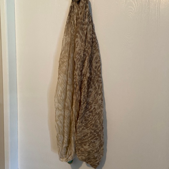 Beige animal print infinity scarf - Picture 1 of 1